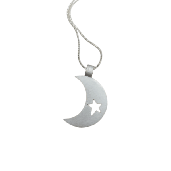 ASTRID PENDANT NECKLACE - SILVER - Image 3