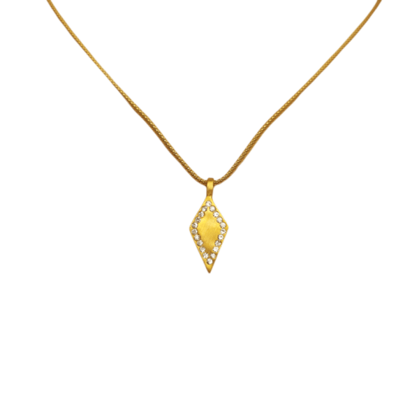 PHYLLIS PENDANT NECKLACE - GOLD - Image 3