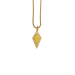PHYLLIS Rhomboid Pendant Necklace