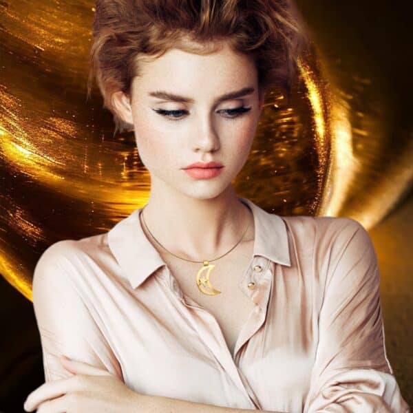 DORIS GOLD NECKLACE - Image 2