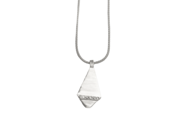 AGNES PENDANT NECKLACE  - SILVER - Image 3