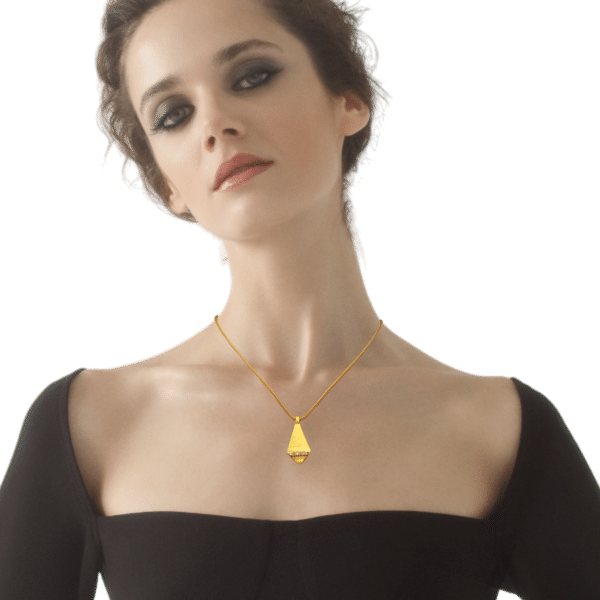 AGNES PENDANT NECKLACE  - GOLD - Image 2