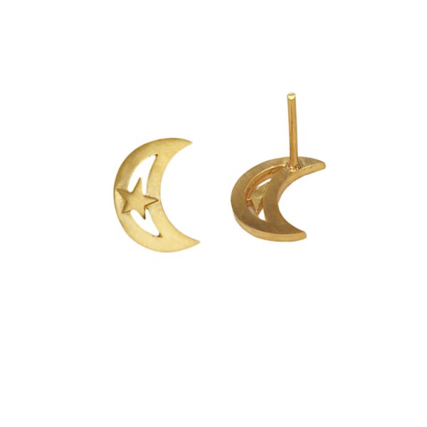 DORIS GOLD EARRINGS - Image 2